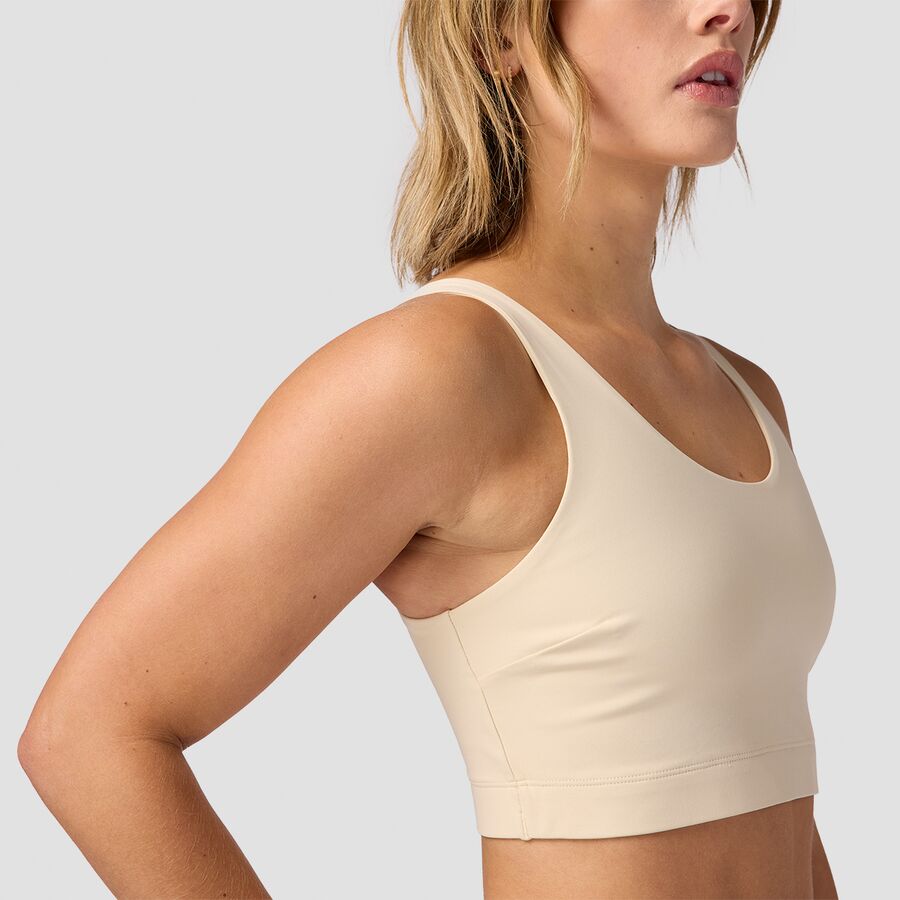Backcountry Destination Longline Bra Top - Women's Fog