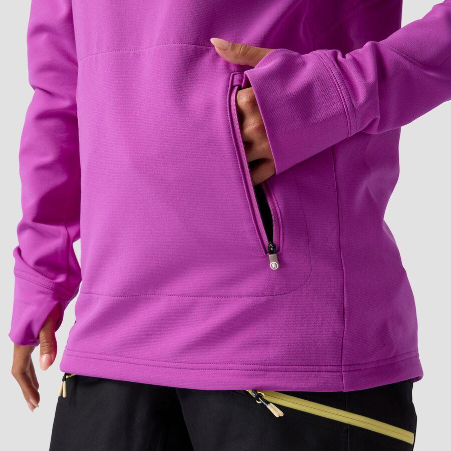 Backcountry Destination Softshell Fleece Hoodie - Women's Cactus Flower