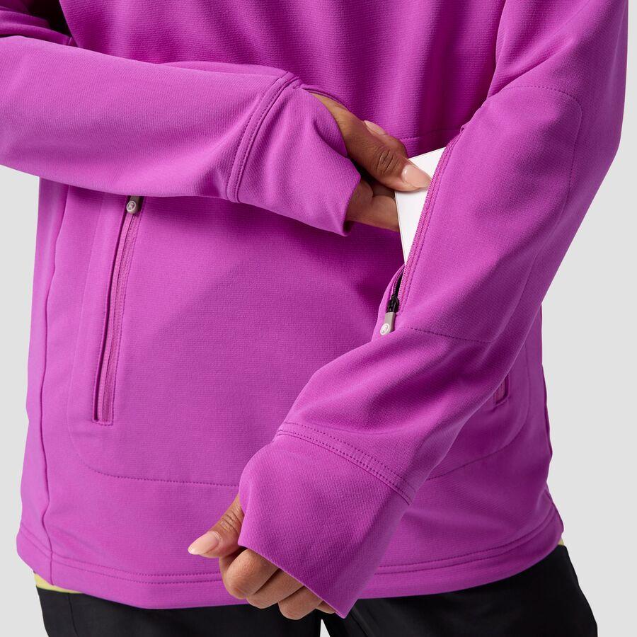 Backcountry Destination Softshell Fleece Hoodie - Women's Cactus Flower
