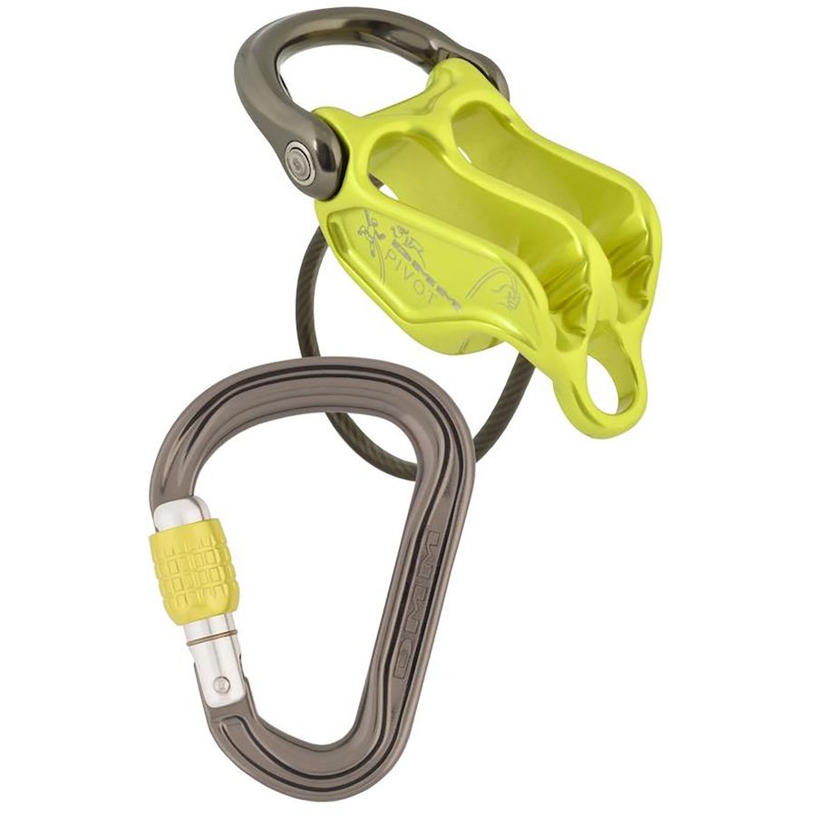 DMM Pivot Belay Device Lime