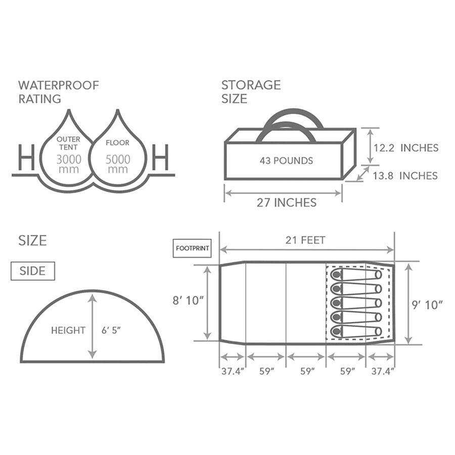 DOD Outdoors Kamaboko Super Tent Tan