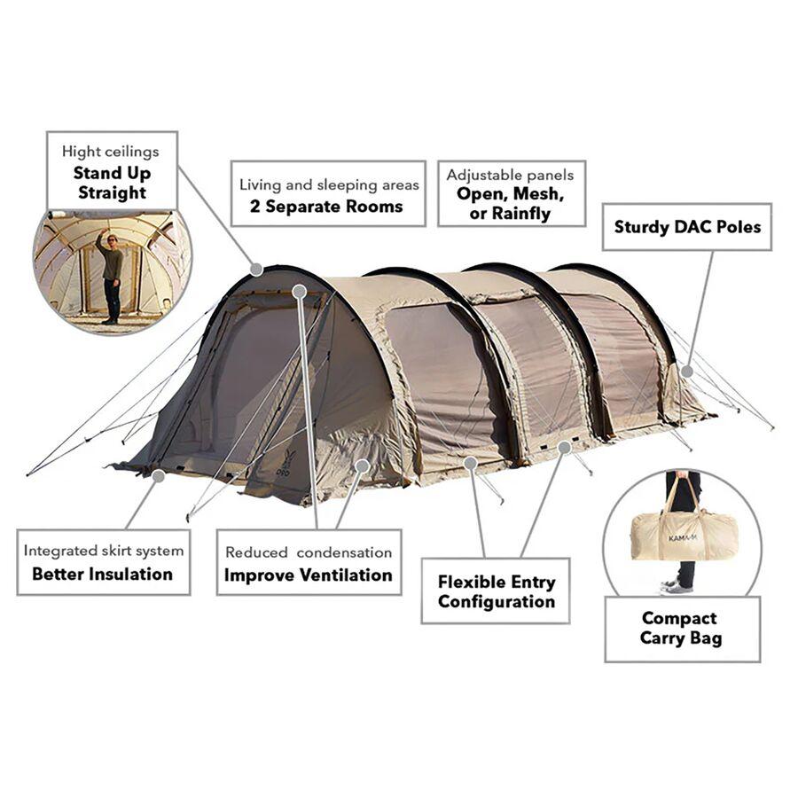 DOD Outdoors Kamaboko Super Tent Tan