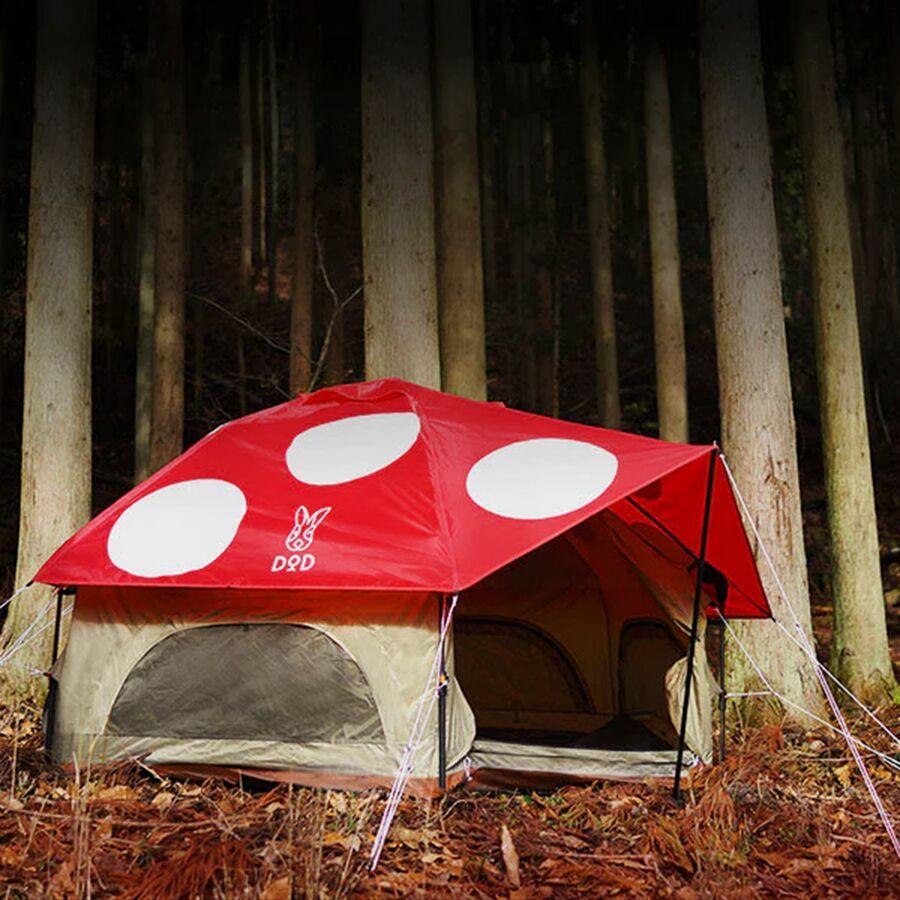 DOD Outdoors Kinoko Mushroom Tent Red