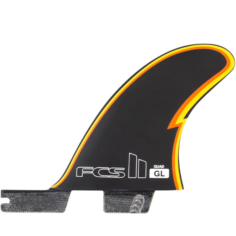 FCS II GL PC Tri-Quad Fin Black