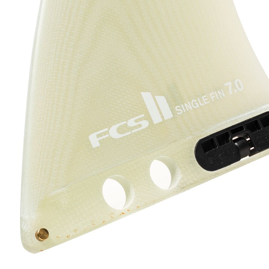 FCS Single PG Surfboard Fins Clear