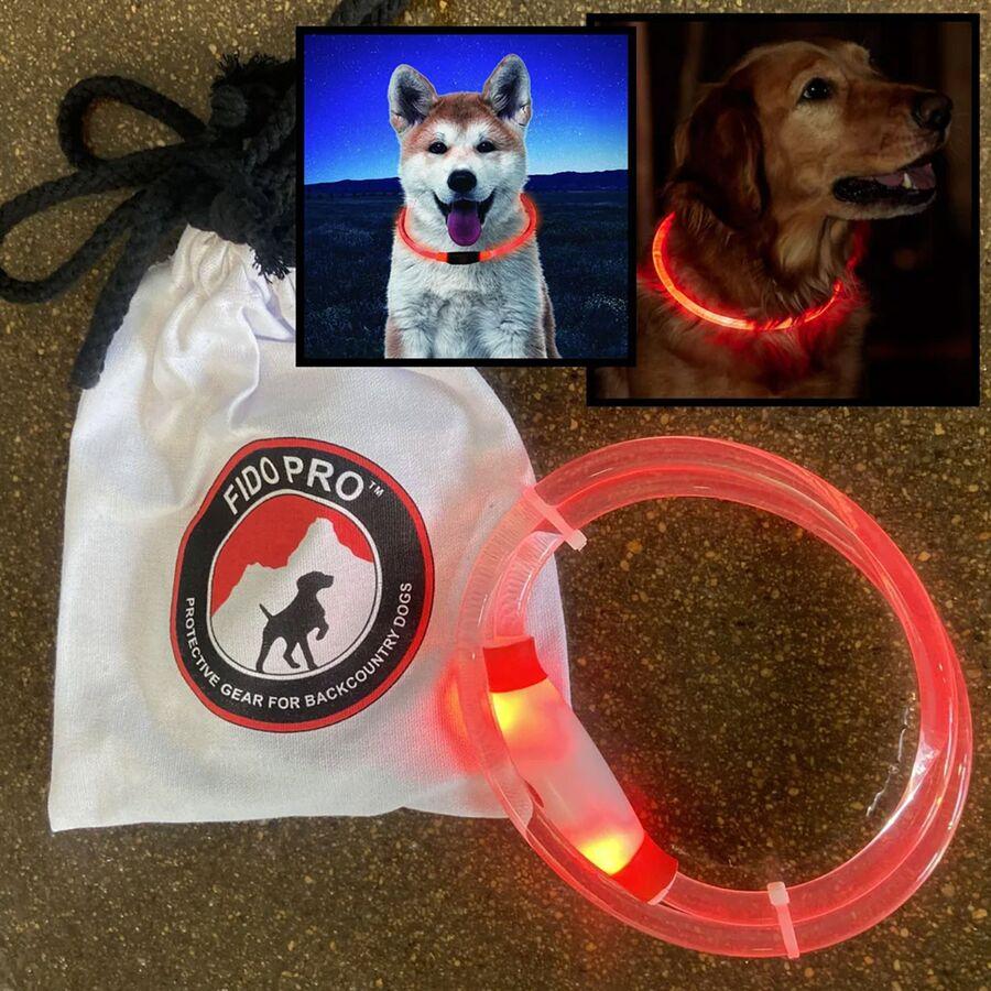 Fido Pro LED Collar Red