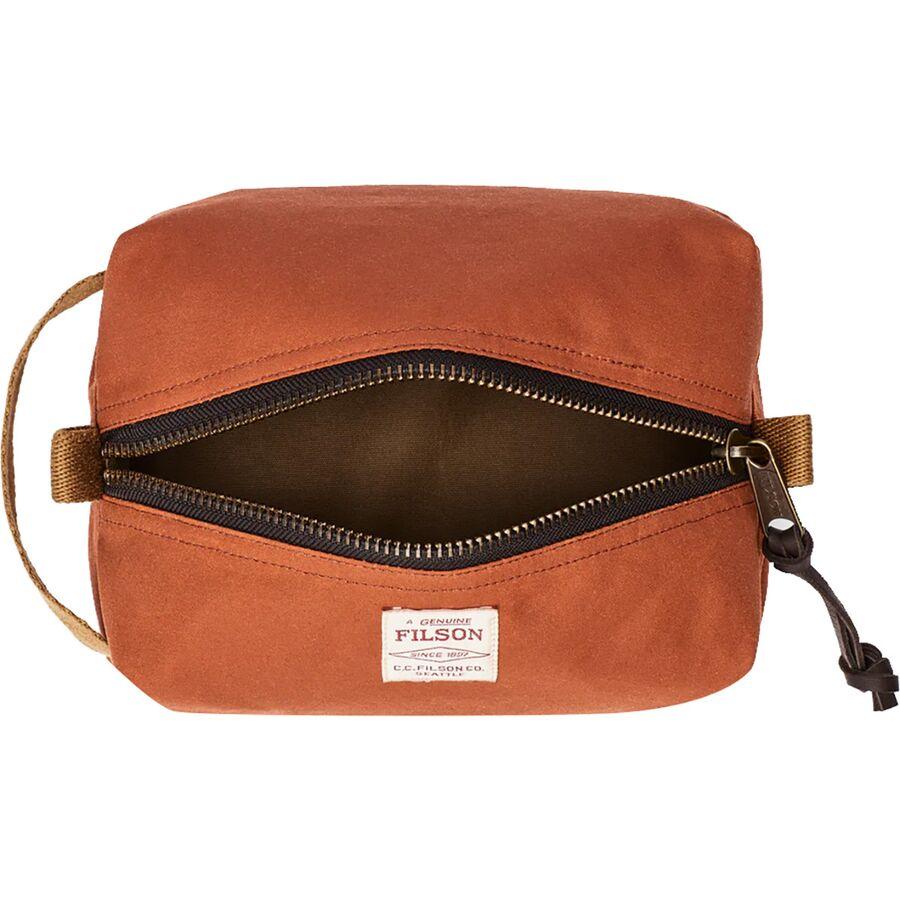 Filson Tin Cloth Travel Kit Rust