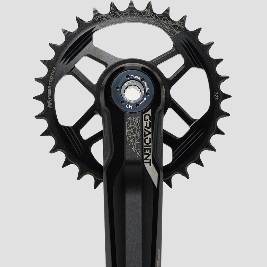 FSA Gradient 1x Modular Crankset Black