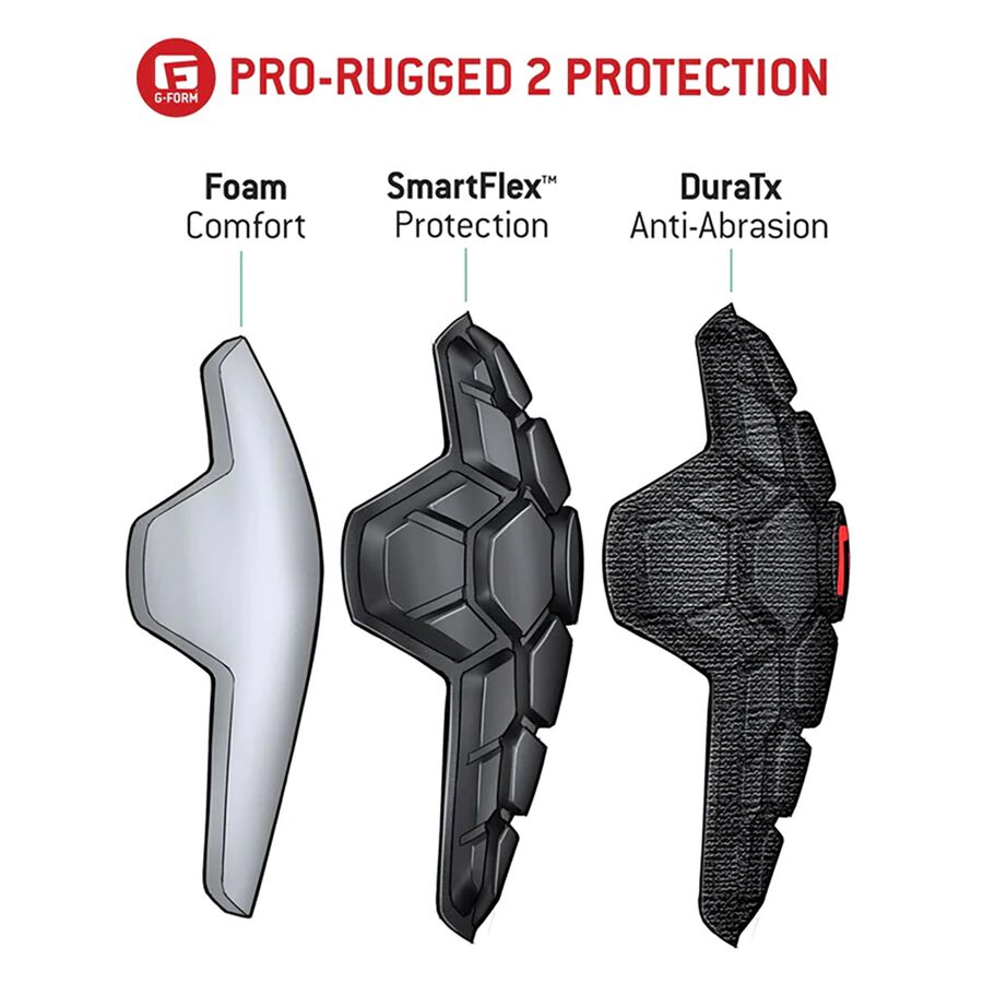 G-Form Pro Rugged 2 Knee Pad Black