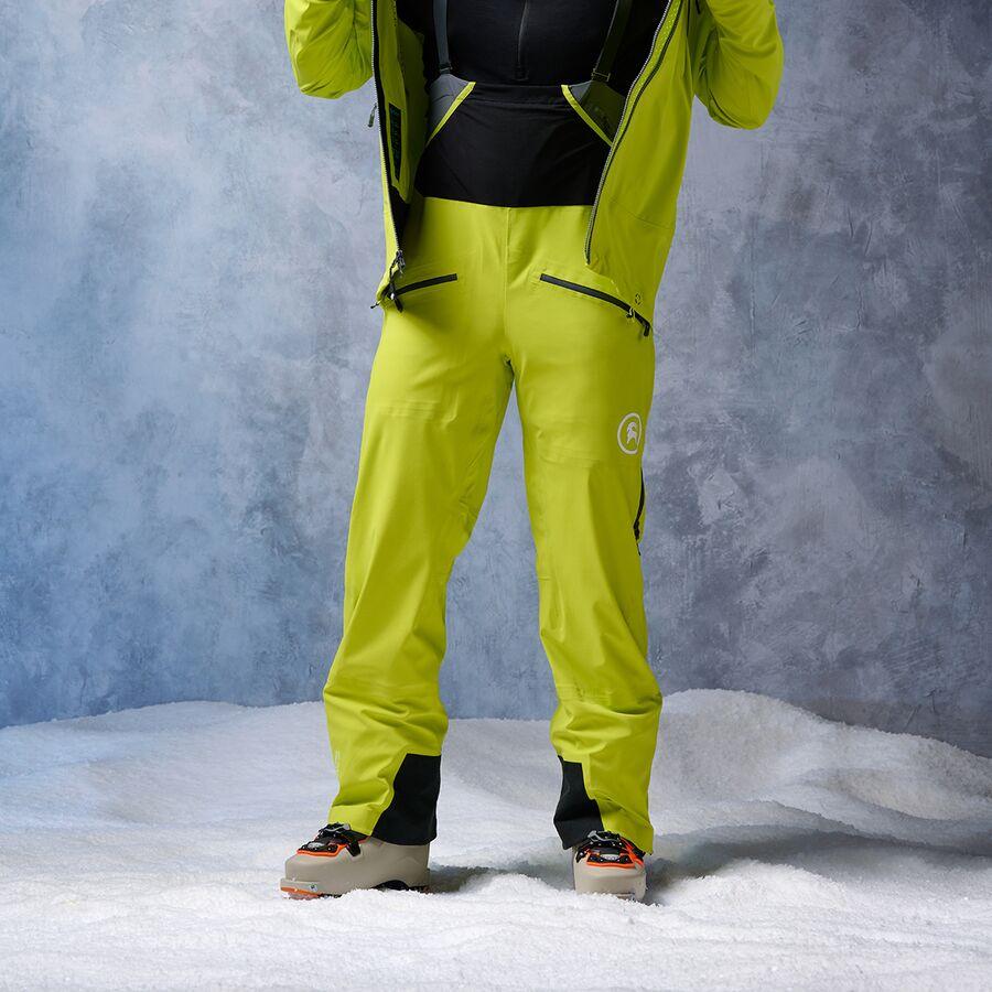 Backcountry GORE-TEX WINDSTOPPER Hybrid Touring Bib Pant - Men's Lime Punch
