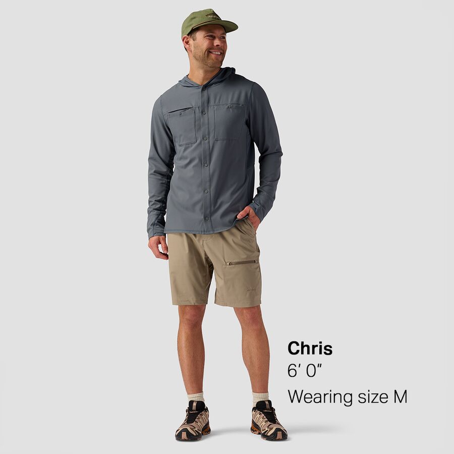 Backcountry Hybrid Tahoe Sun Hoodie - Men's Turbulence