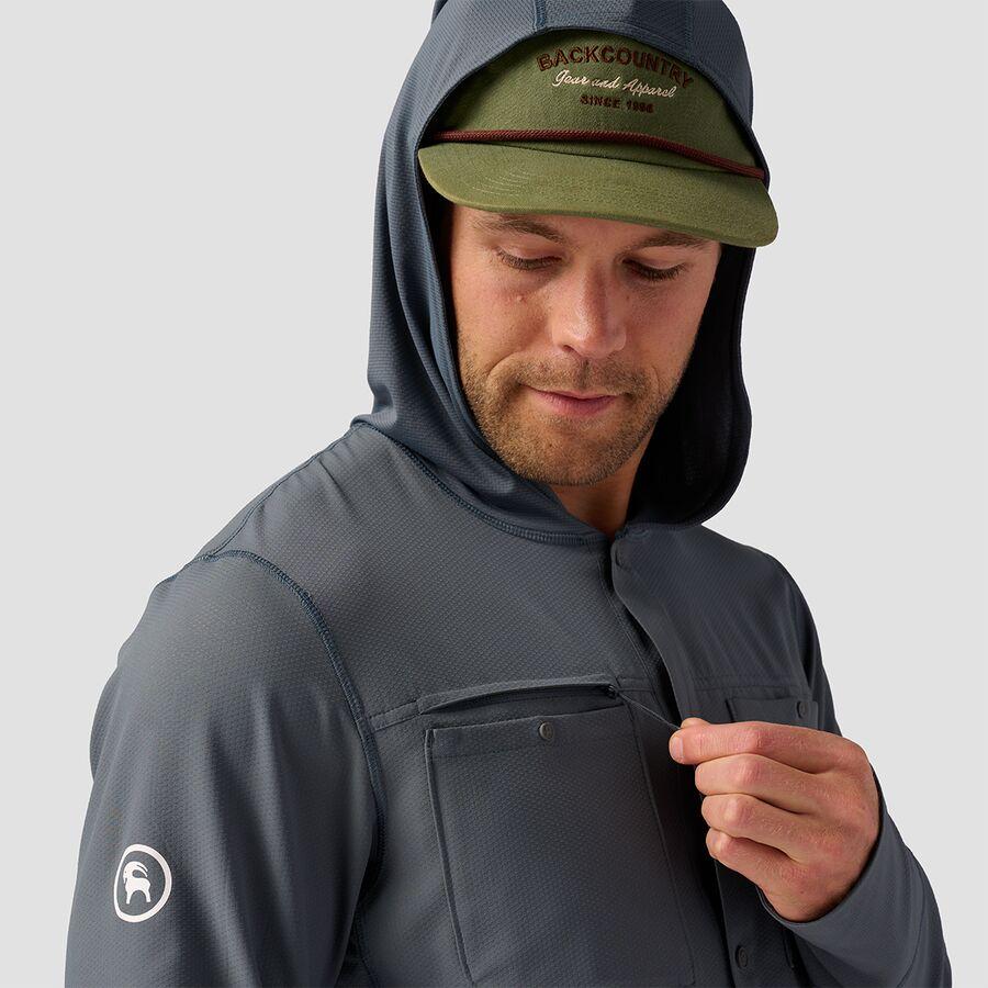 Backcountry Hybrid Tahoe Sun Hoodie - Men's Turbulence