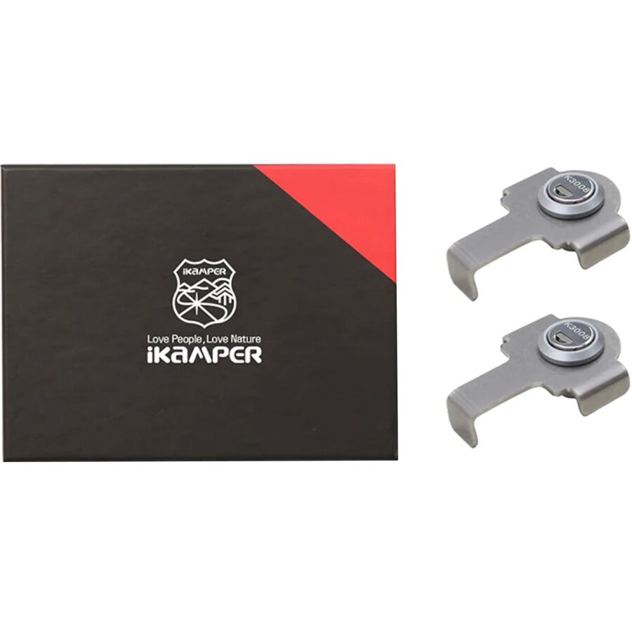 IKamper Bracket Locks 3.0 Silver Grey