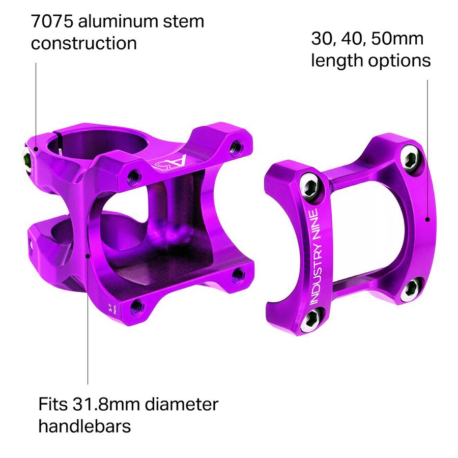 Industry Nine A318 Stem Black