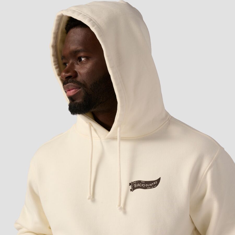 Backcountry Los Angeles Poster Hoodie Vintage White