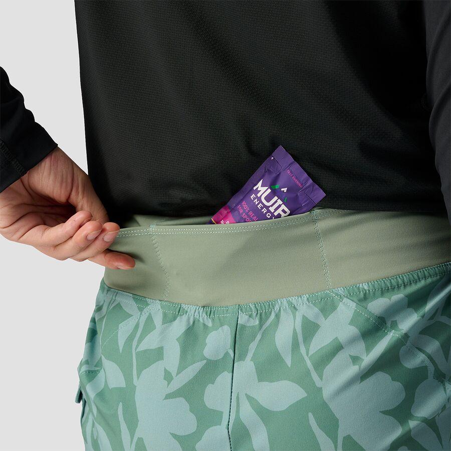 Backcountry NBD 7in MTB Short - Women's Aspen Green Print