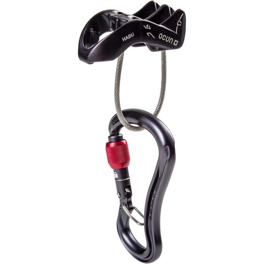 Ocun Belay Set Condor Screw/Bow Black
