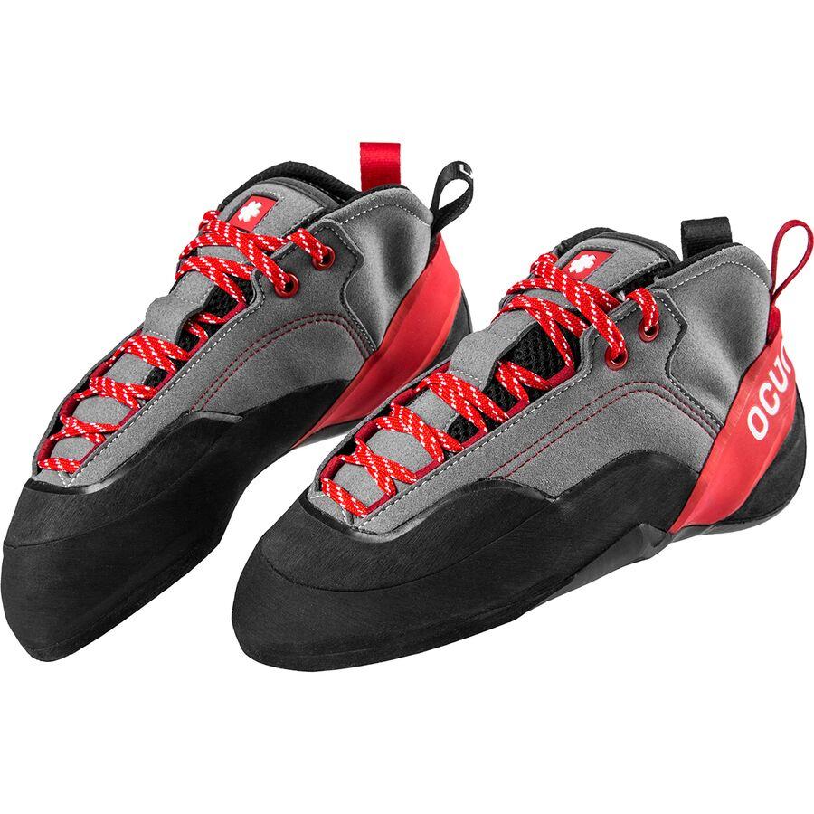 Ocun Jett Crack Climbing Shoe Grey/Red