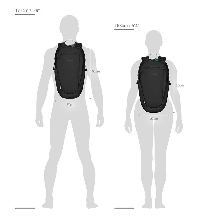 Pacsafe Eco 25L Backpack Econyl Black