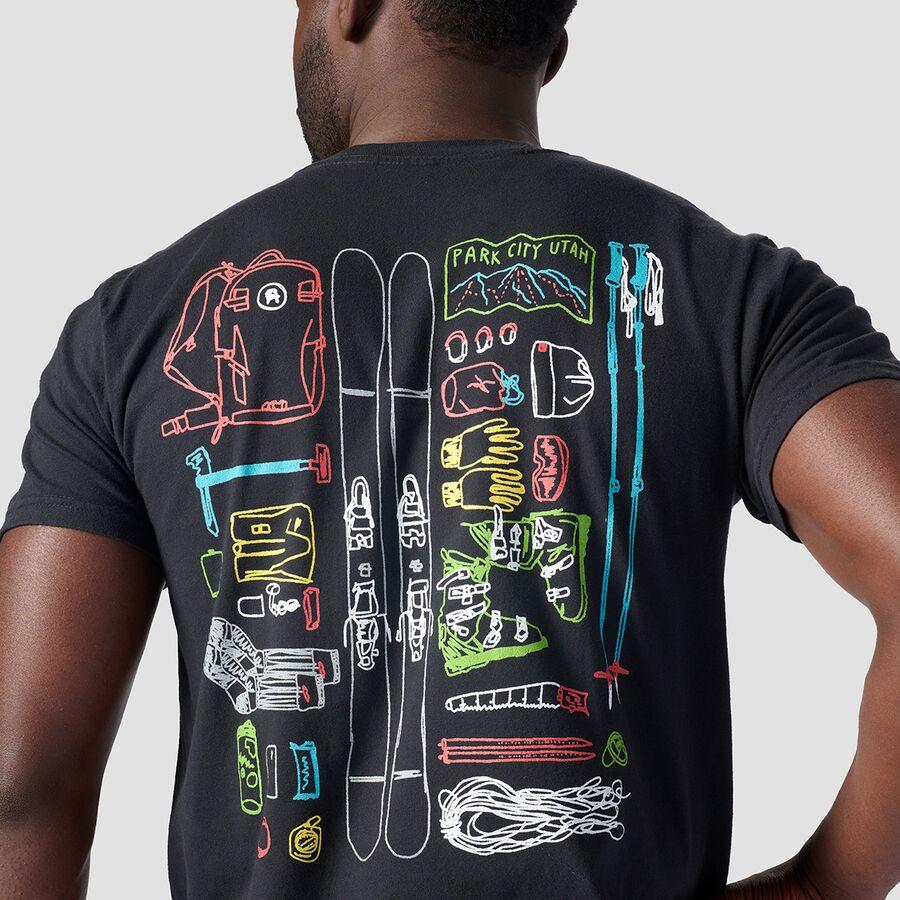 Backcountry Park City Gear List T-Shirt Black