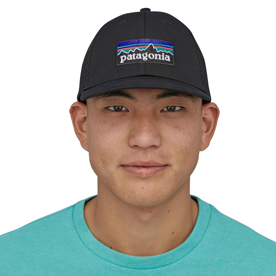 Patagonia P6 LoPro Trucker Hat Black