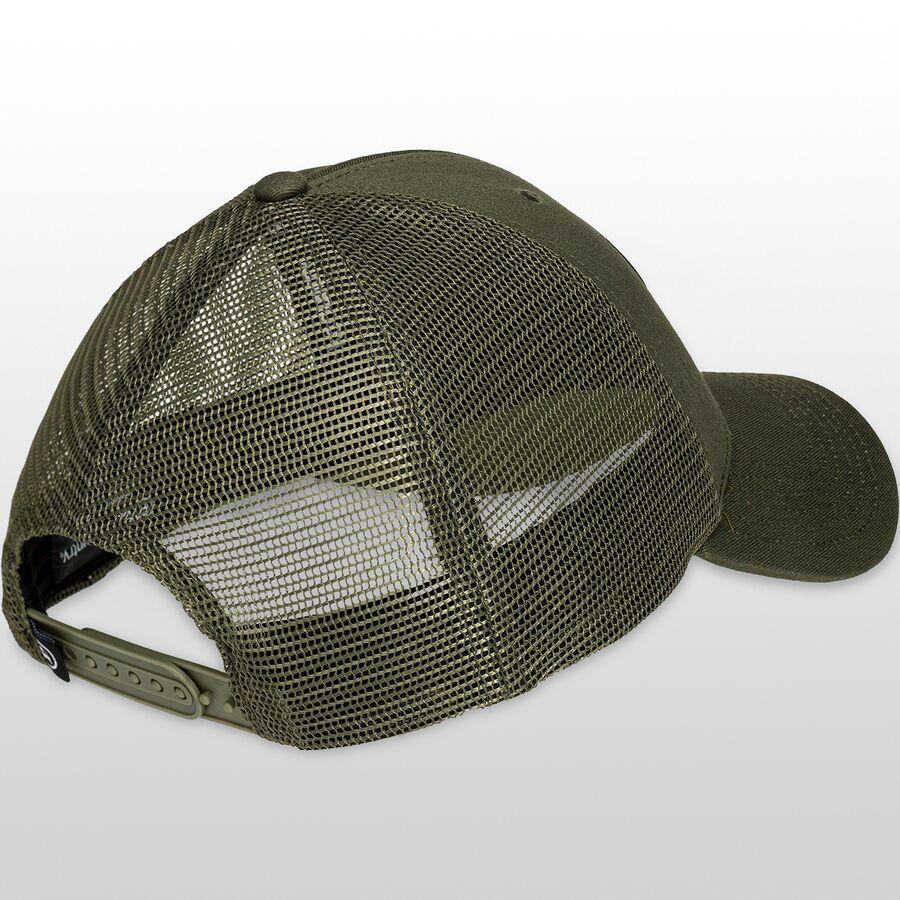 Backcountry Patch Goat Trucker Hat Olive Night