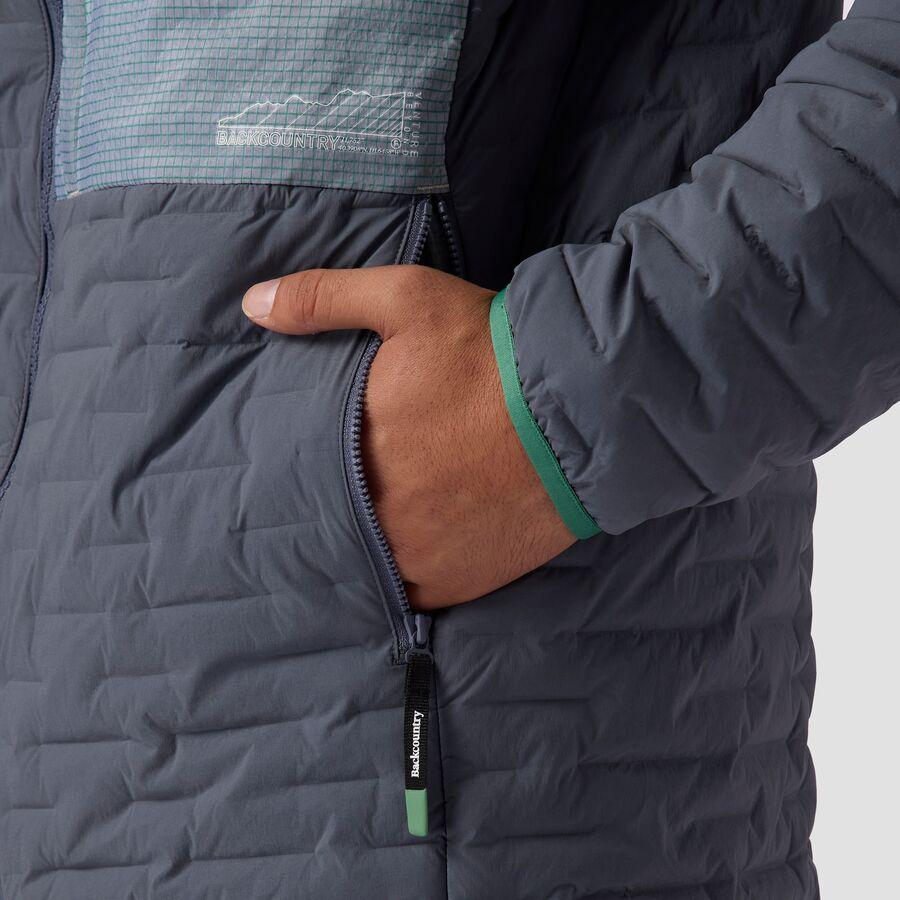 Backcountry Peale Primaloft Stitch-Free Baffle Stretch Jacket - Men's Turbulence