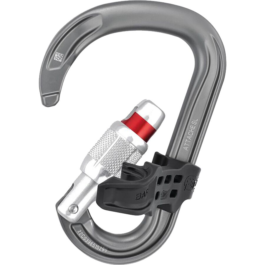 Petzl Attache Bar Carabiner Gray