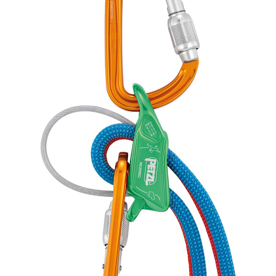 Petzl Reverso Belay Device Green