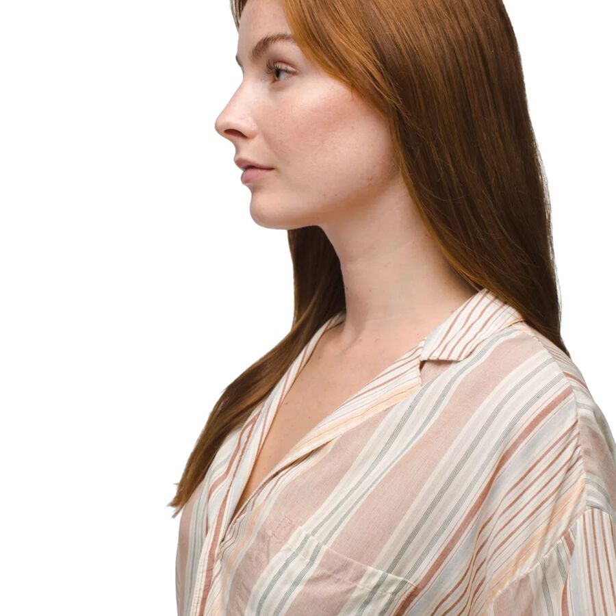 PrAna Iguala Top - Women's Clay Stripe