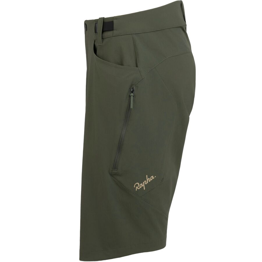 Rapha Trail Short - Men's Dark Khaki/Tan