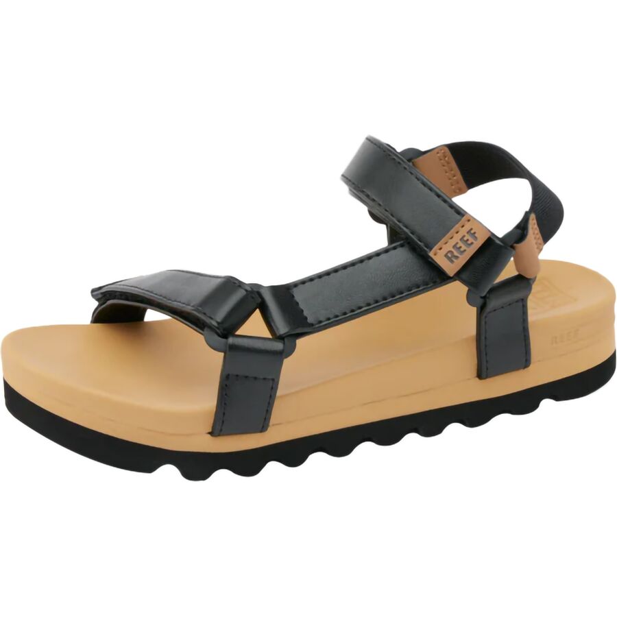 Reef Rem Hi Sandal - Girls' Black/Tan