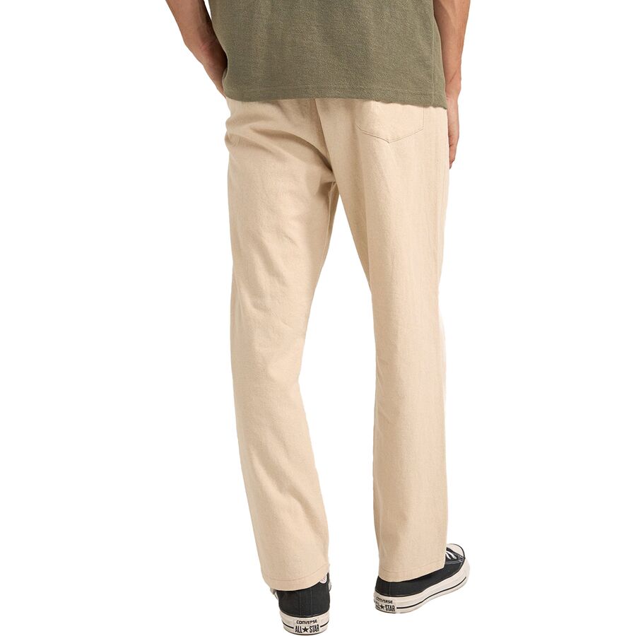 Rhythm Linen Jam Pant - Men's Bone