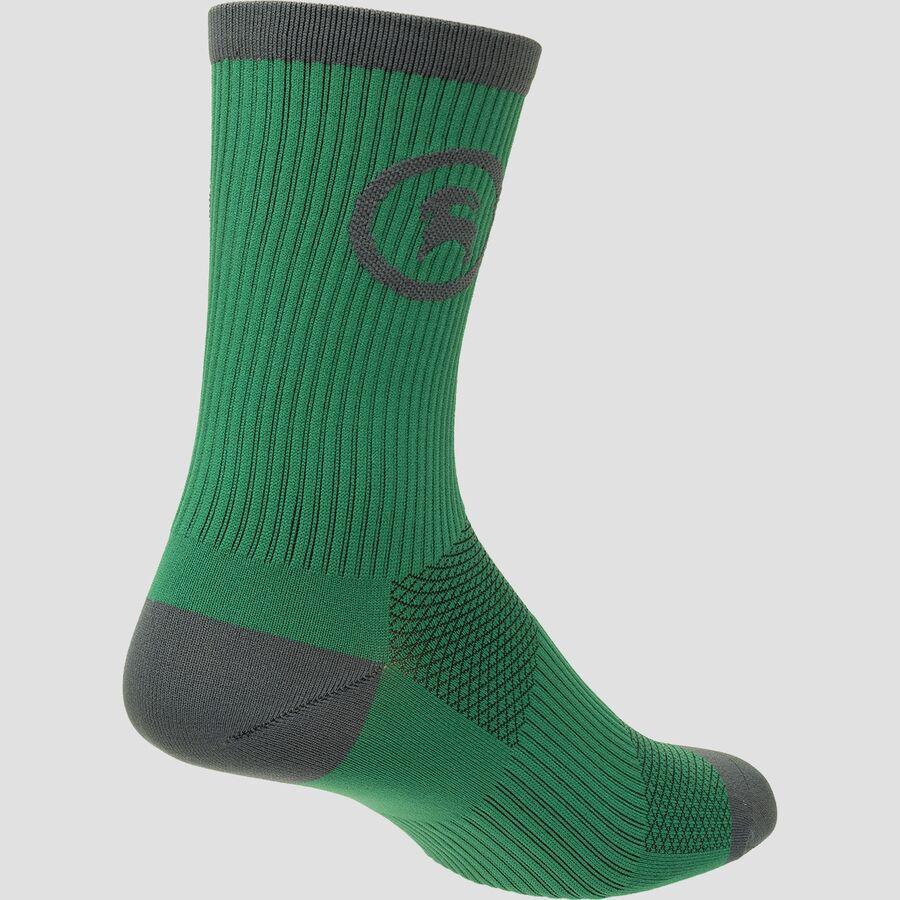 Backcountry Run Crew Sock Gearhead Green