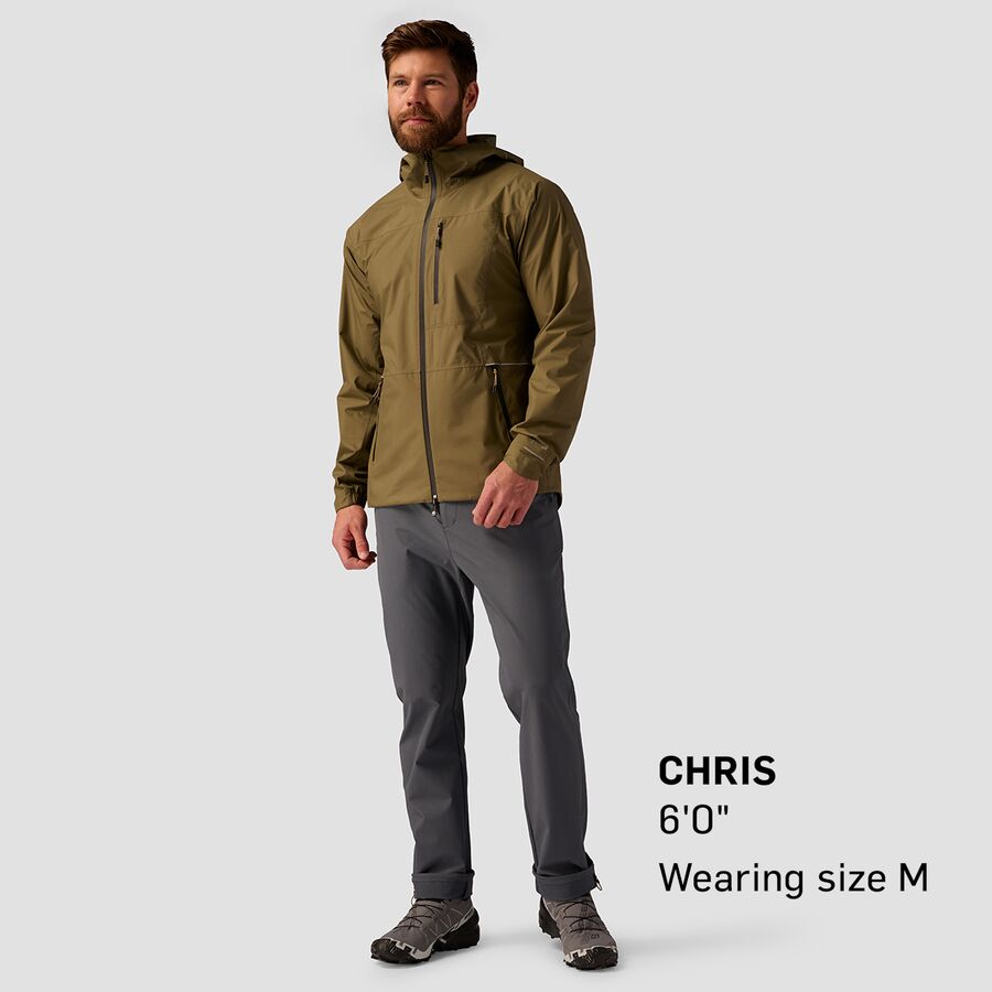 Backcountry Runoff 2.5L Rain Jacket - Men's Kalamata