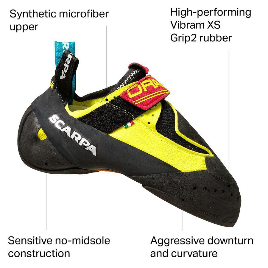 Scarpa Drago Climbing Shoe Yellow