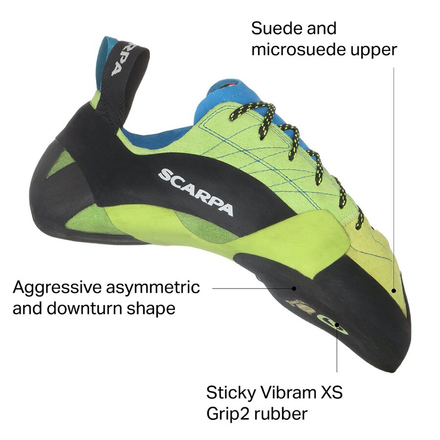 Scarpa Mago Climbing Shoe Bright Lime