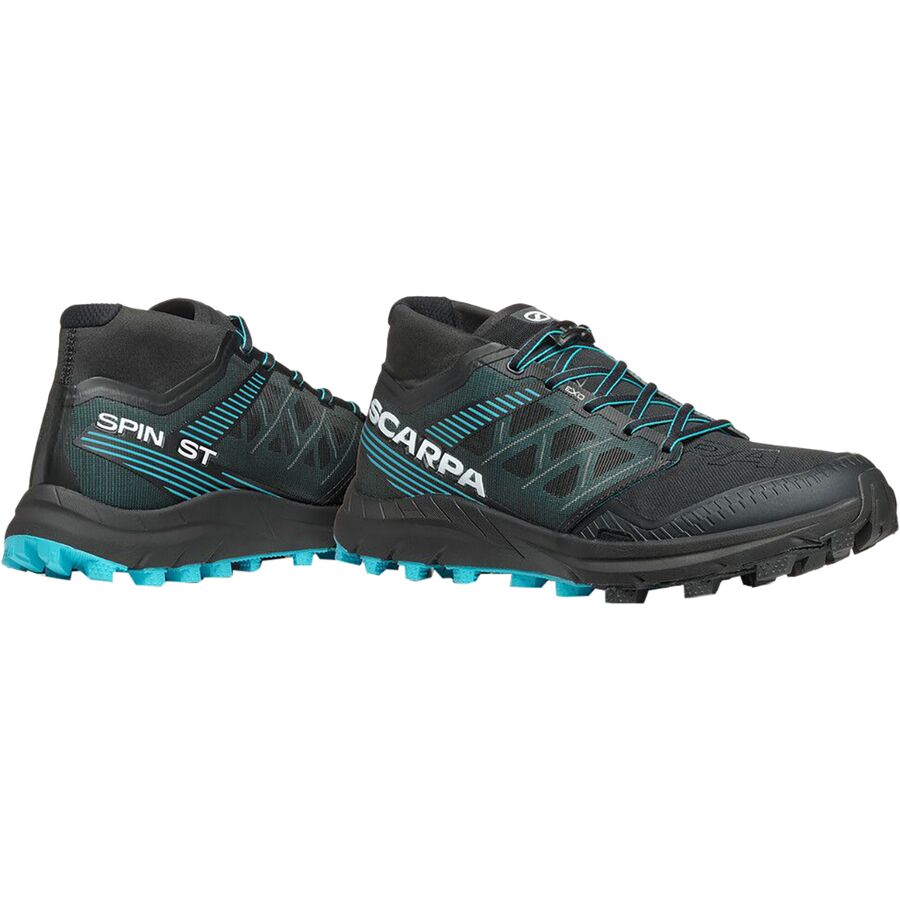 Scarpa Spin ST Shoe - Men's Black/Azure