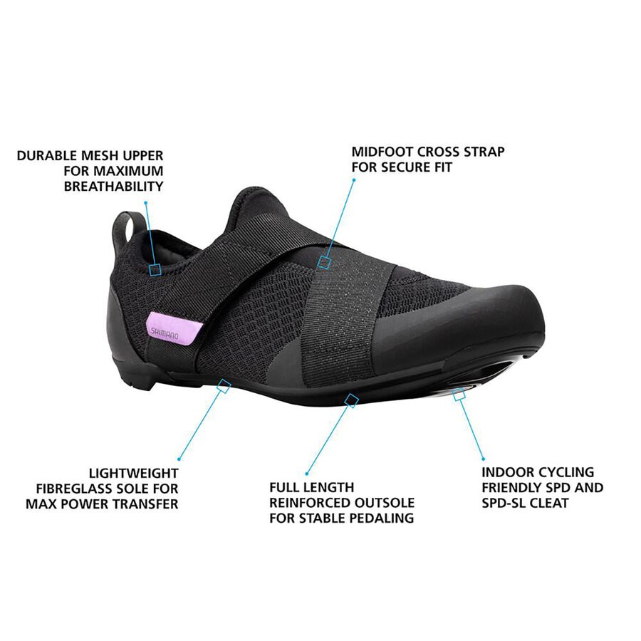 Shimano IC100 Cycling Shoe Black