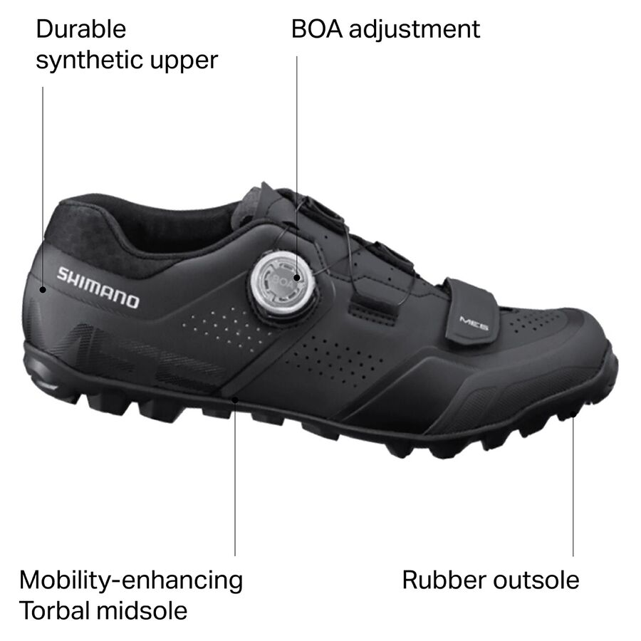 Shimano ME502 Cycling Shoe - Men's Black