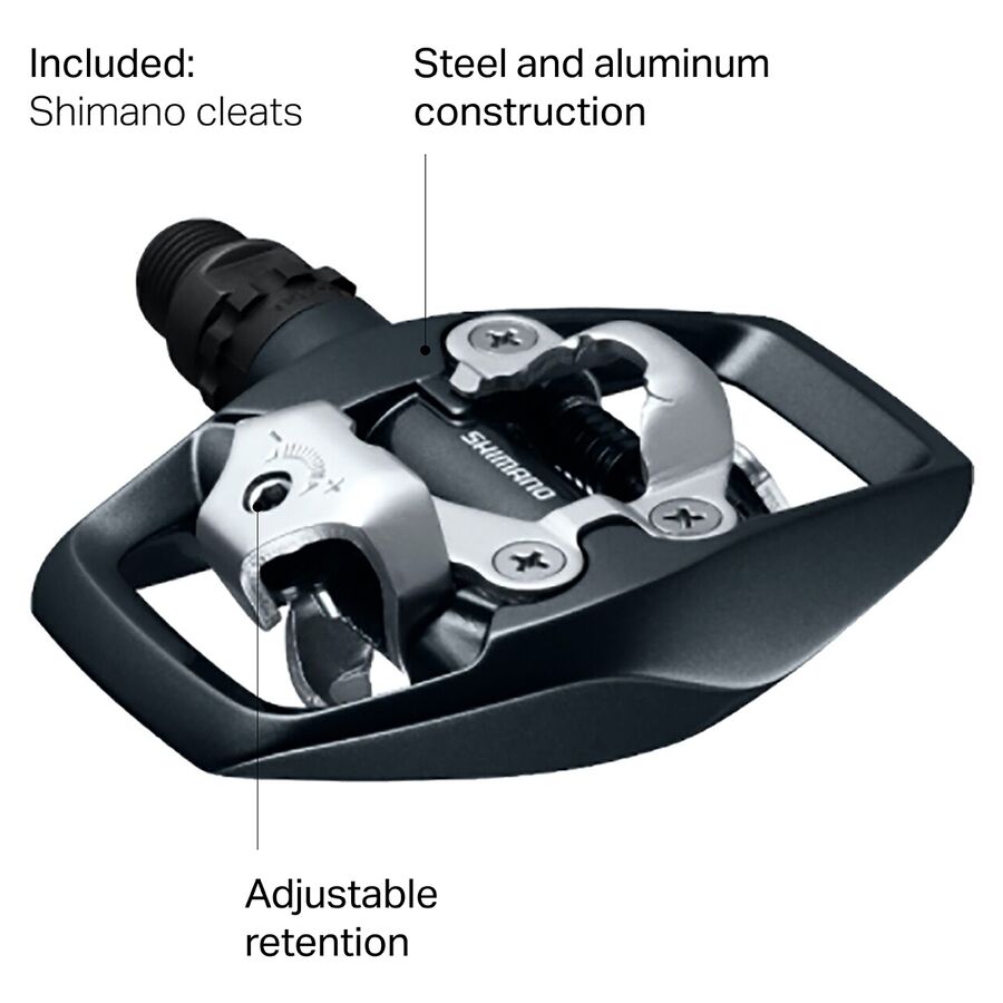 Shimano PD-ED500 SPD Pedals Black