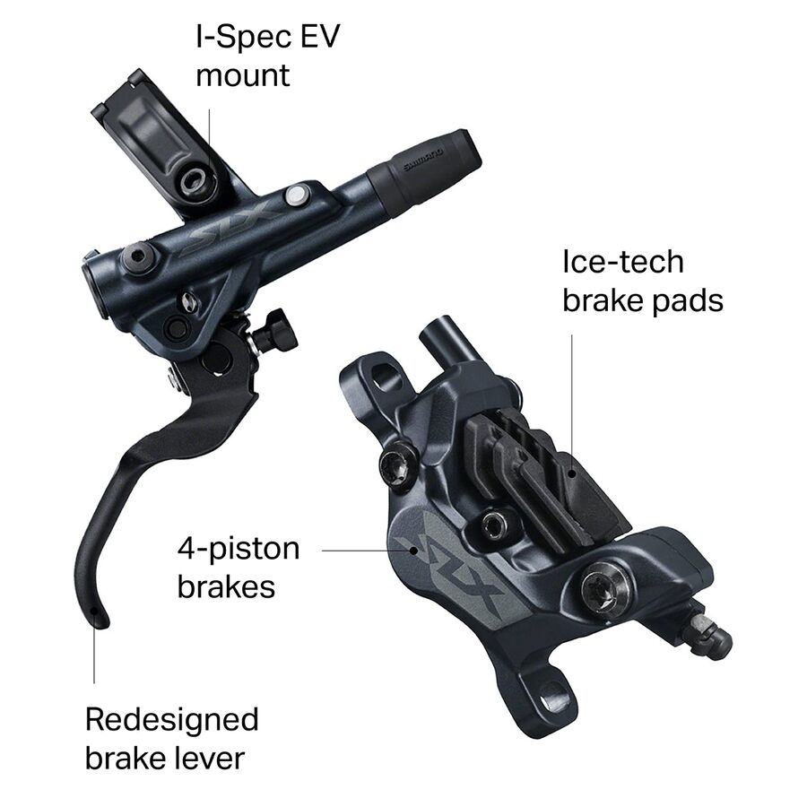 Shimano SLX BR-M7120 Disc Brake Black