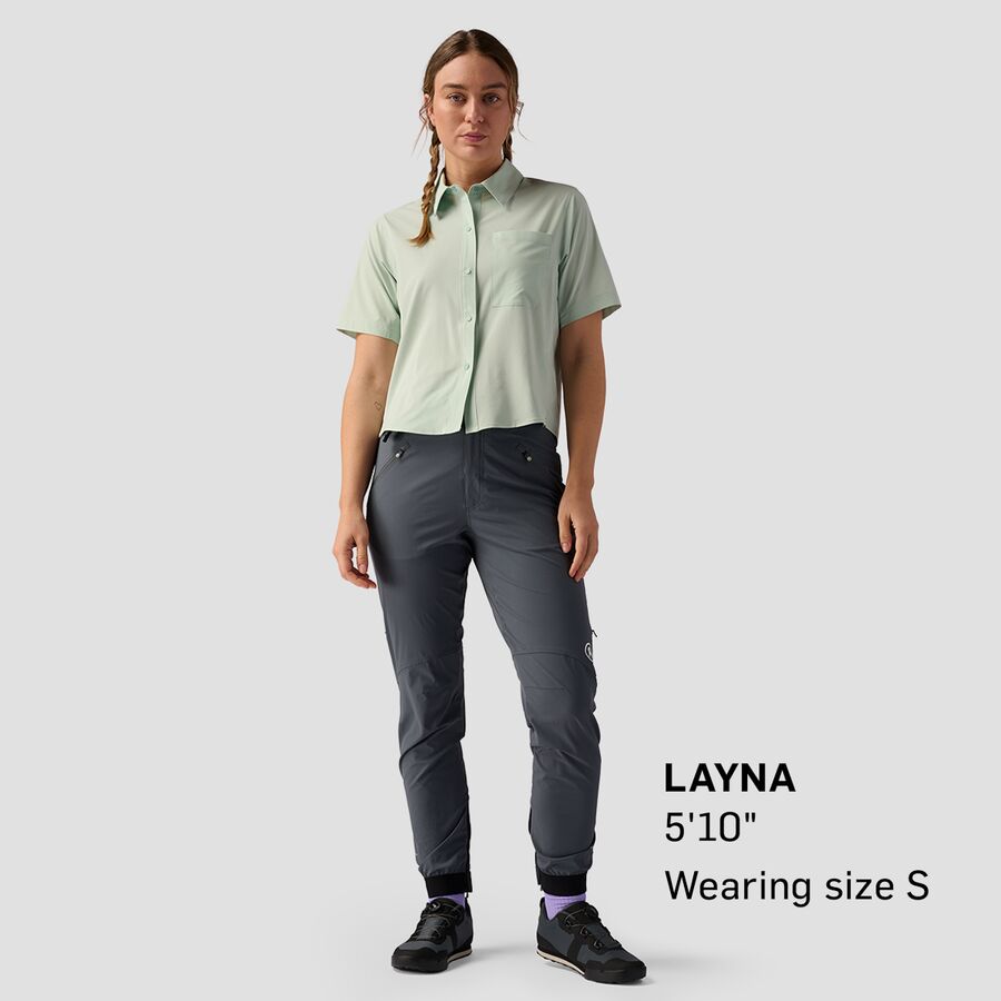 Backcountry Slickrock Short-Sleeve Button-Up Jersey - Women's Silt Green