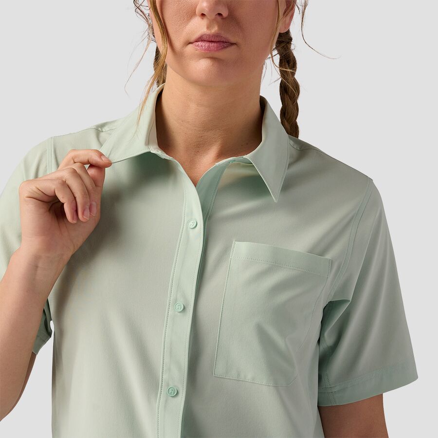 Backcountry Slickrock Short-Sleeve Button-Up Jersey - Women's Silt Green
