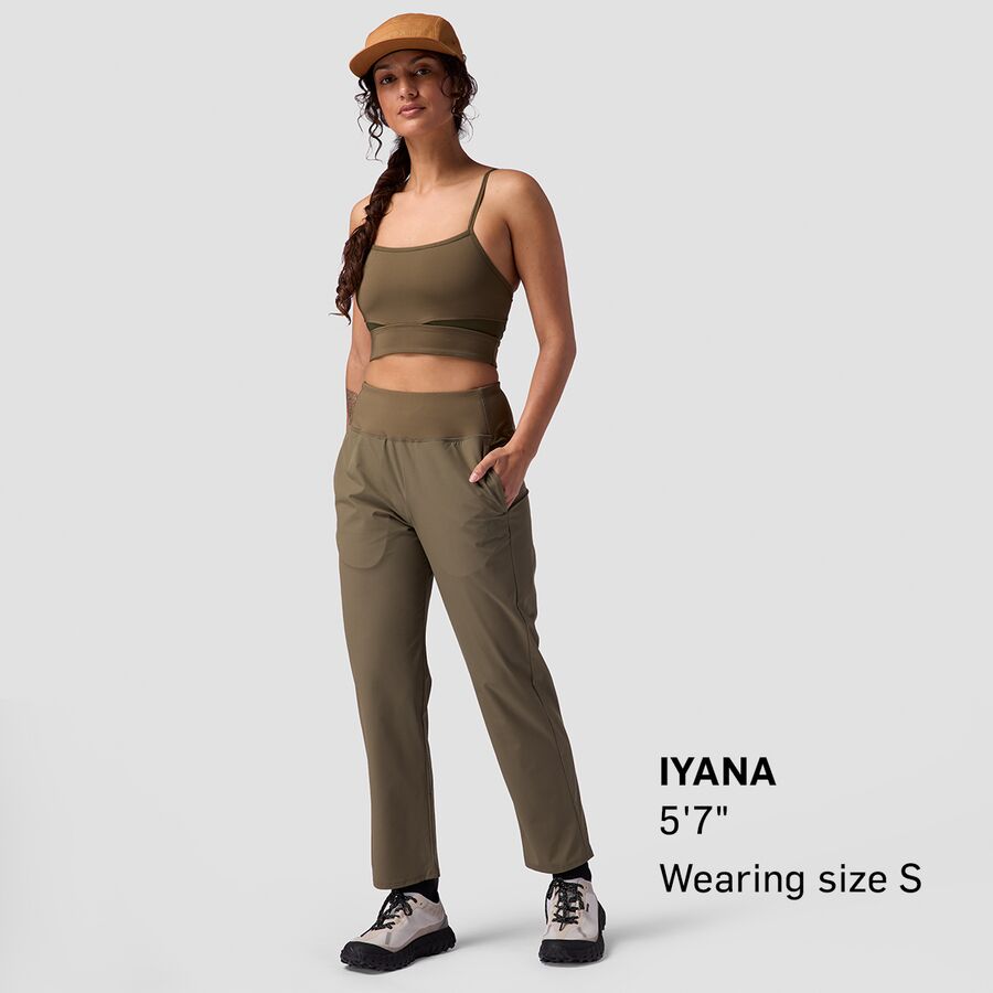 Backcountry Square Neck Bra Top - Women's Kalamata