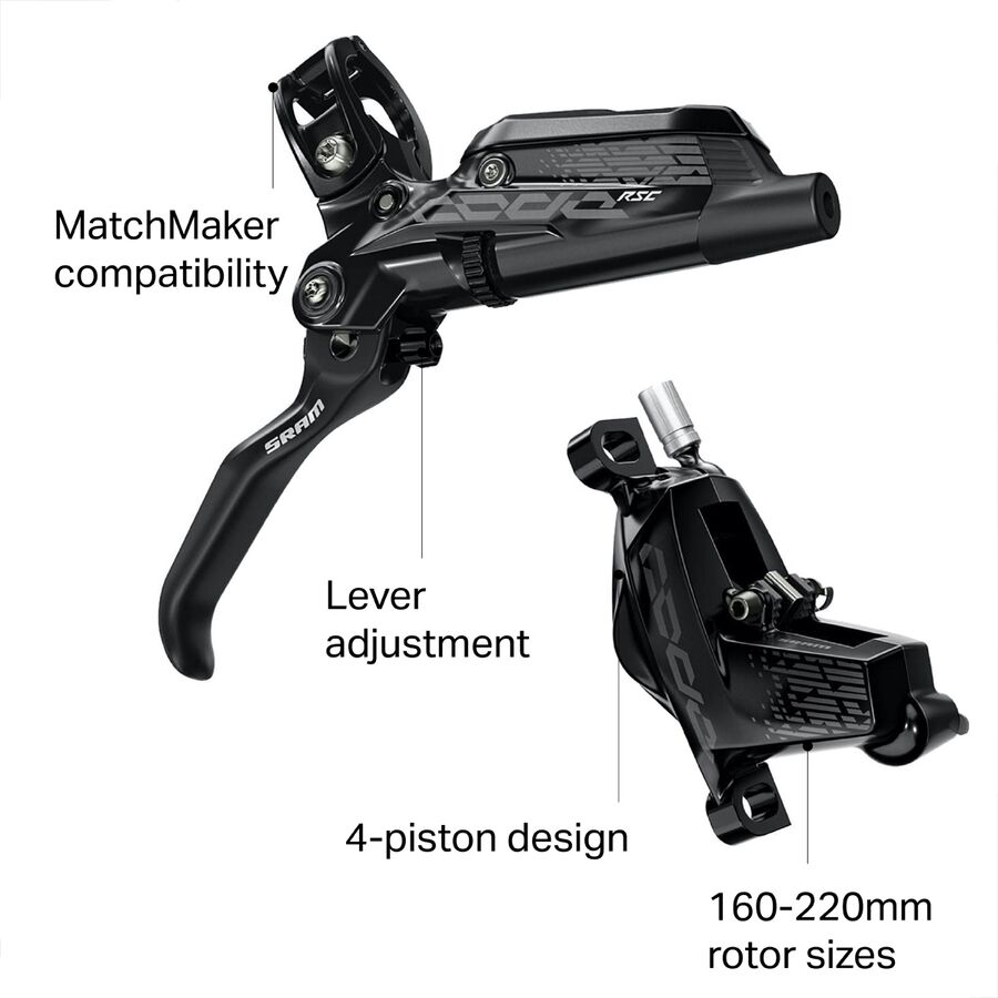 SRAM Code RSC Disc Brake Black Ano