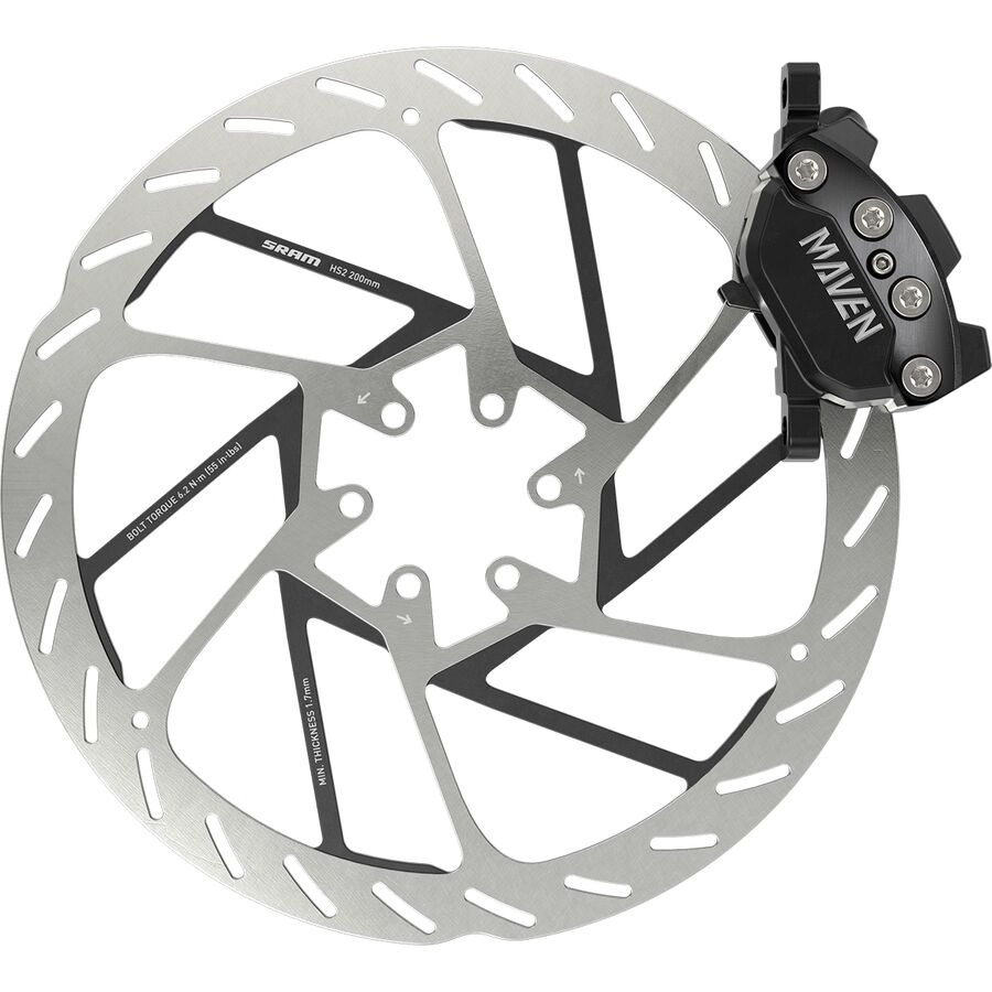 SRAM Maven Silver Disc Brake Black