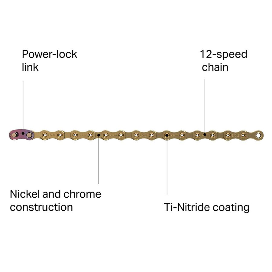 SRAM XX1 Eagle 12-Speed Chain Gold