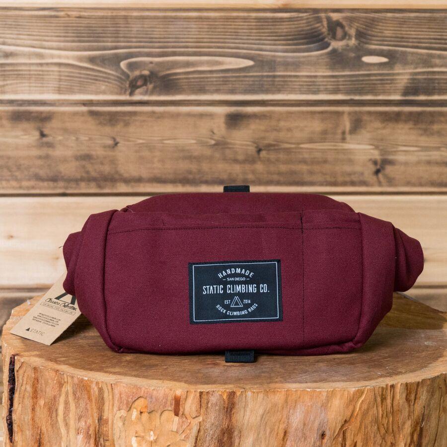 STATIC Canvas Chalk Bucket Burgundy