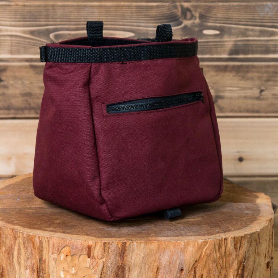 STATIC Canvas Chalk Bucket Burgundy